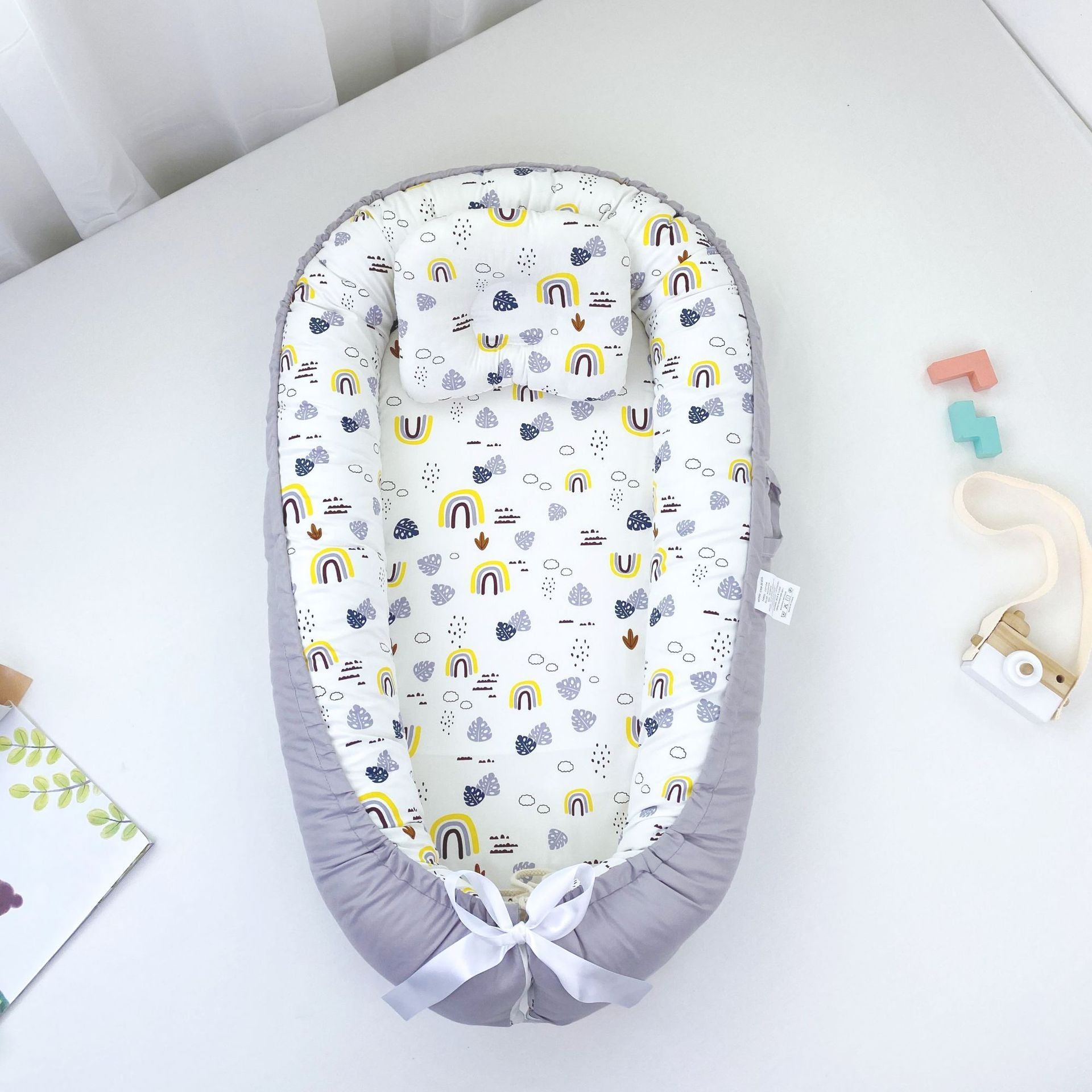 Pure Cotton Baby Nest Bed Portable Newborn Baby Bed