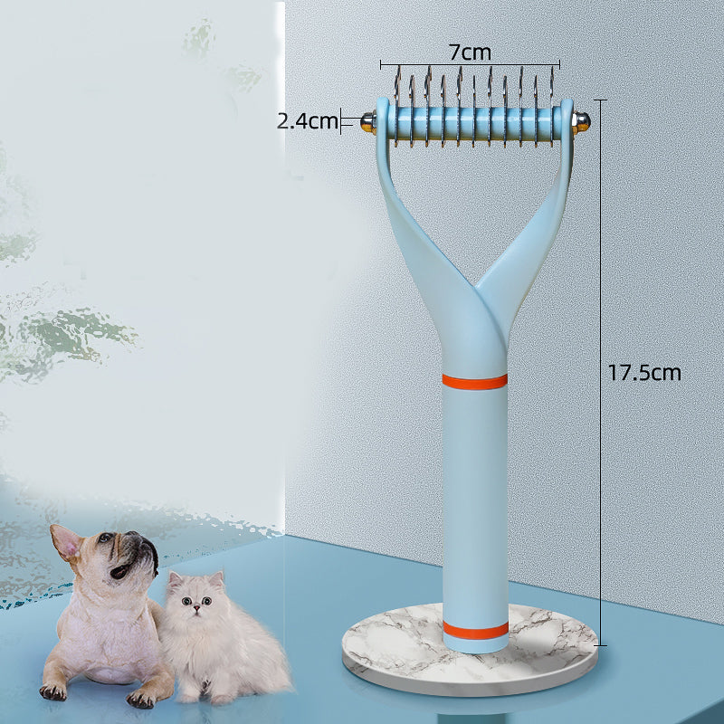 Long-haired Pet Comb Dog Hair Puppet Cat Knot Remover Floating Hair Artifact - Minihomy