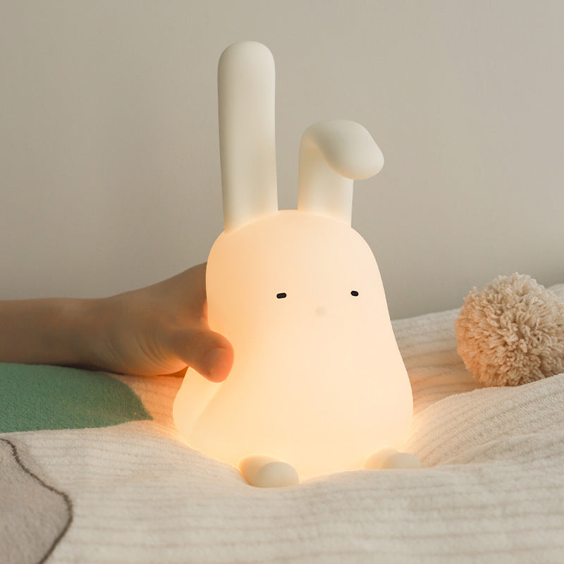 Cute Rabbit Mood Light - Dimmable LED Night Light for Baby, Kids & Girlfriend Gift - Minihomy