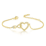 Heart-Shaped Bracelet - Fashion Jewelry for a Versatile and Elegant Look - Minihomy