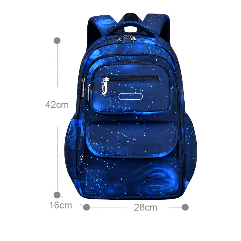 Schoolbag For Primary School Students Side Refrigerator Open Large Capacity Bags