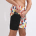 Gradient Printed Beach Shorts - Double Layer Casual Sport Shorts - Minihomy