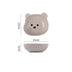 Home Cartoon Cute Bear-shaped Dinner Plate - Minihomy