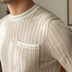 Crew Neck Long Sleeve Sweater Pullover - Minihomy