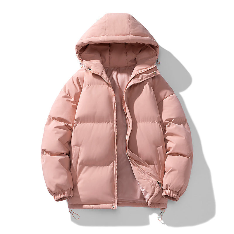 Men's Hoodie Padded Coat Thickened Cotton-padded Clothes Loose Casual Cotton-padded Jacket - Minihomy