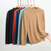 Half Turtleneck Thermal Young and Middle-Aged Casual Solid Color Sweater - Minihomy