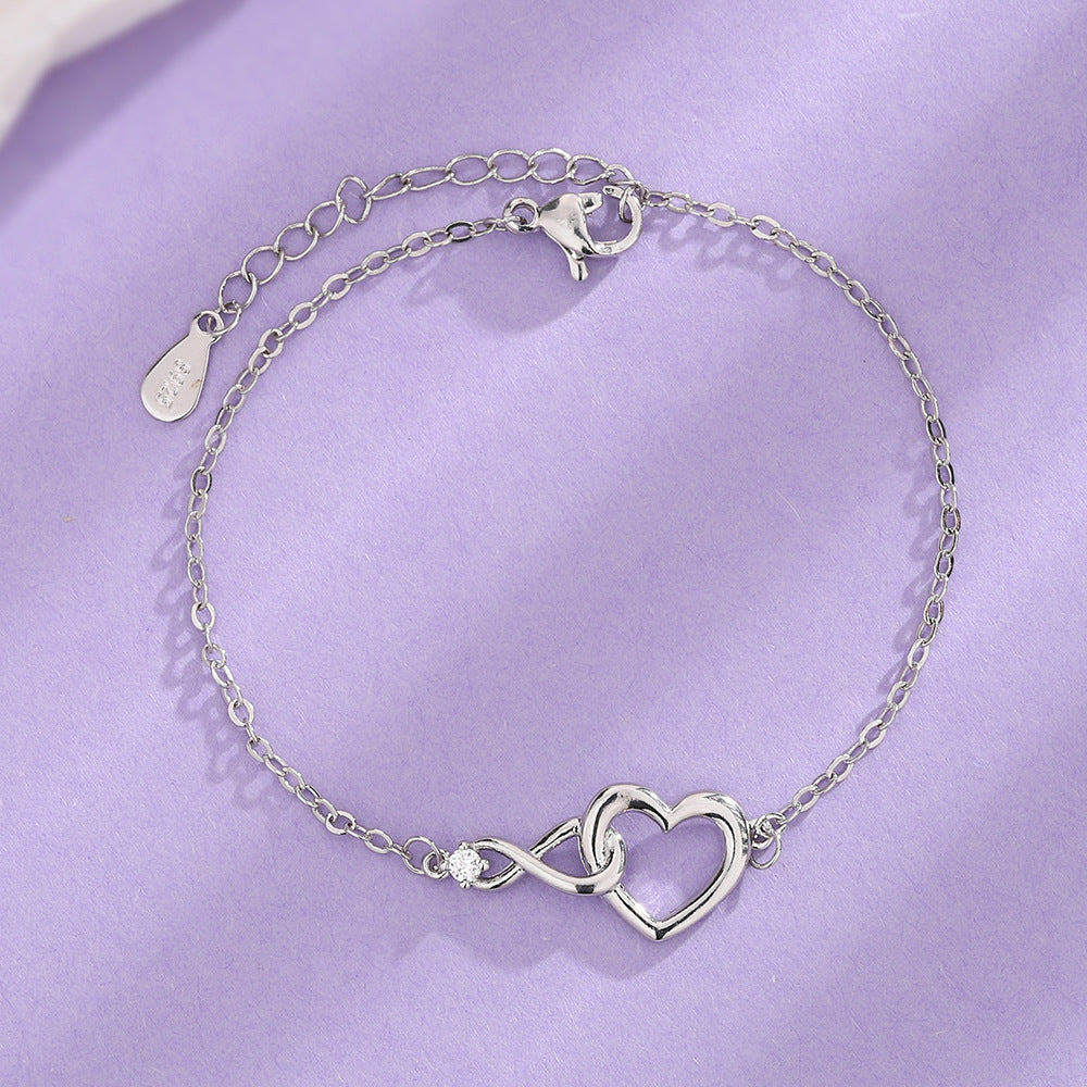 Heart-Shaped Bracelet - Fashion Jewelry for a Versatile and Elegant Look - Minihomy