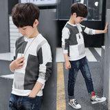 Boys' Autumn Long-sleeved T-shirts - Minihomy