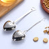 Brew the Perfect Cup Every Time with this Heart-Shaped Stainless Steel Tea Strainer - Minihomy