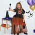 Halloween Girls' Witch Performance Costume Party Dress - Minihomy