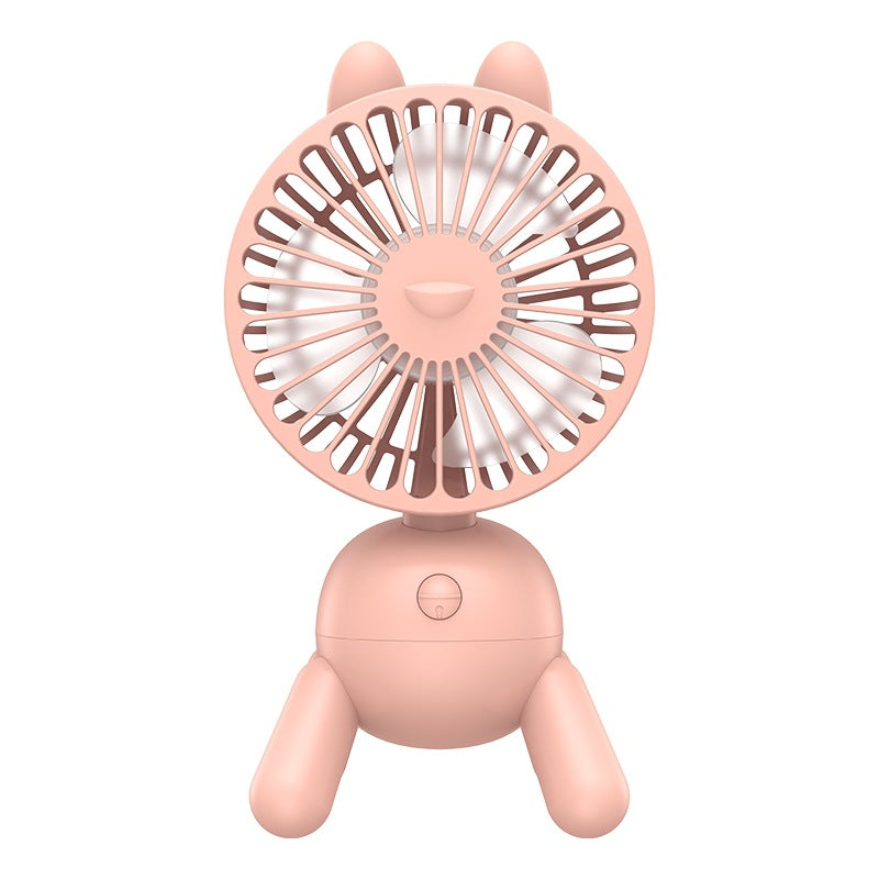 Mini Desktop Electric Fan - USB Rechargeable with Automatic Shaking Head - Minihomy