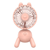 Mini Desktop Electric Fan - USB Rechargeable with Automatic Shaking Head - Minihomy