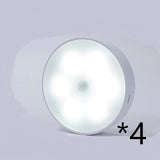 USB Rechargeable Motion Sensor Light - Wireless LED Puck Light for Kitchen Cabinet Lighting and Night Lamp