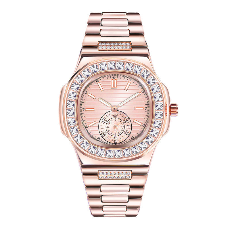 Mens Fashion Alloy  Luxury Brand Diamond Gifts Watches - Minihomy