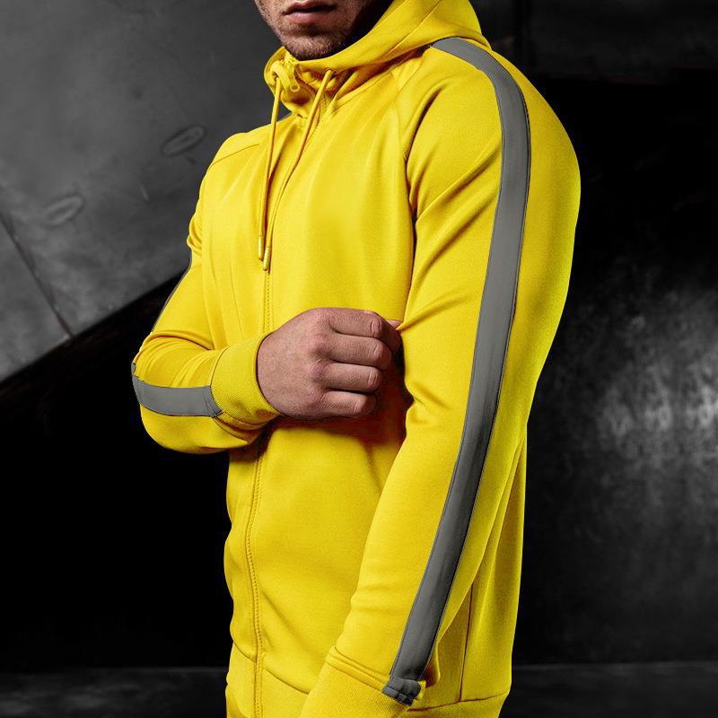 Men's Fashion Casual Running Fitness Suit Two-Piece Suit - Minihomy