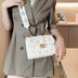 Crossbody Wide Shoulder Strap Fashionable Small Square Bag - Minihomy