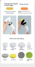 Electric Scrubber Cleaning Wall Long Handle Elbow Telescopic Multifunction Cleaning Brush - Minihomy