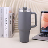 40 oz Stainless Steel Coffee Cup with Handle - Nordic Style Water Mug - Minihomy