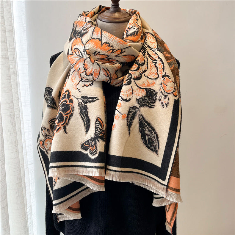 Vintage Ethnic Style Women's Artificial Cashmere Scarf