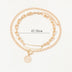 High-grade Retro U-shaped Double-layer Metal Chain Tag Necklace - Minihomy