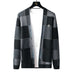 Men's Casual Coat Shawl Sweater Long Sleeve Knitted Cardigan - Minihomy