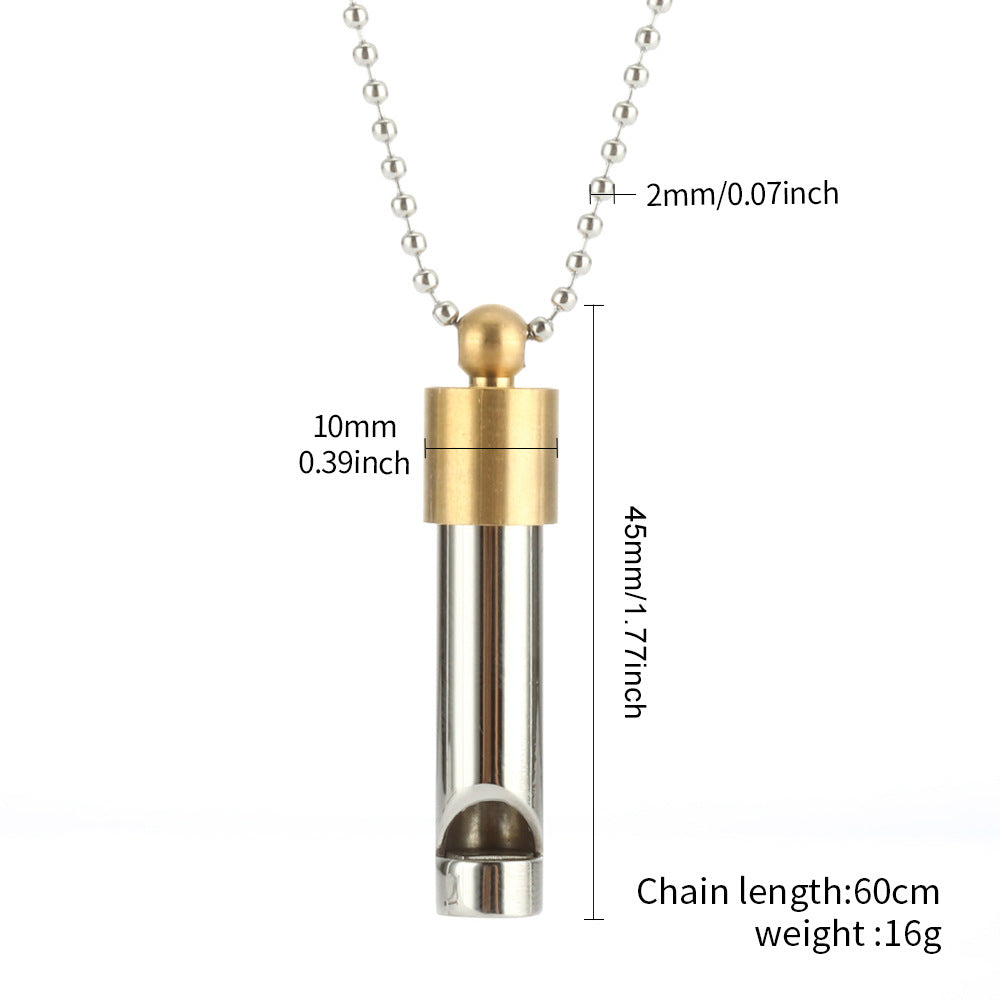 Pendant Whistle Blow Adjustment Breathing Decompression - Minihomy