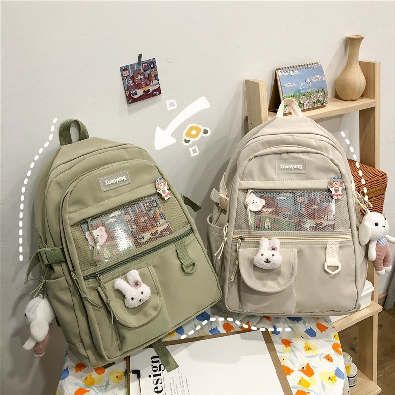 Large Capacity Female Tide Simple Backpack - Minihomy