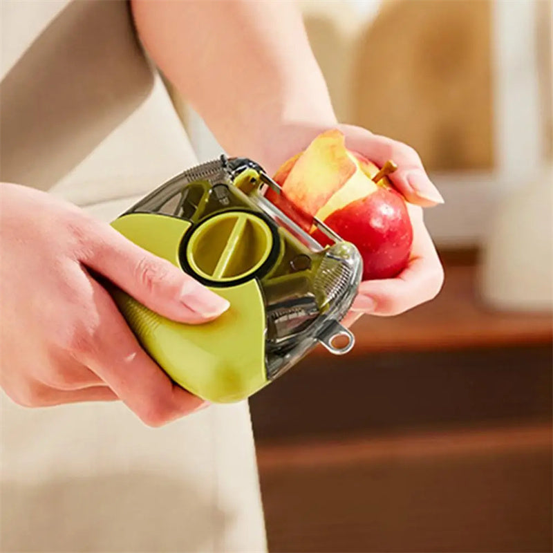 3 In 1 Stainless Steel Peeler Shredder Portable Manual Vegetable Fruit Cutter Multifunctional Scraper Kitchen Tool Kitchen Gadgets - Minihomy