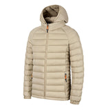 Men's Lightweight Winter Hooded Jacket - Warm, Zipper, Pockets