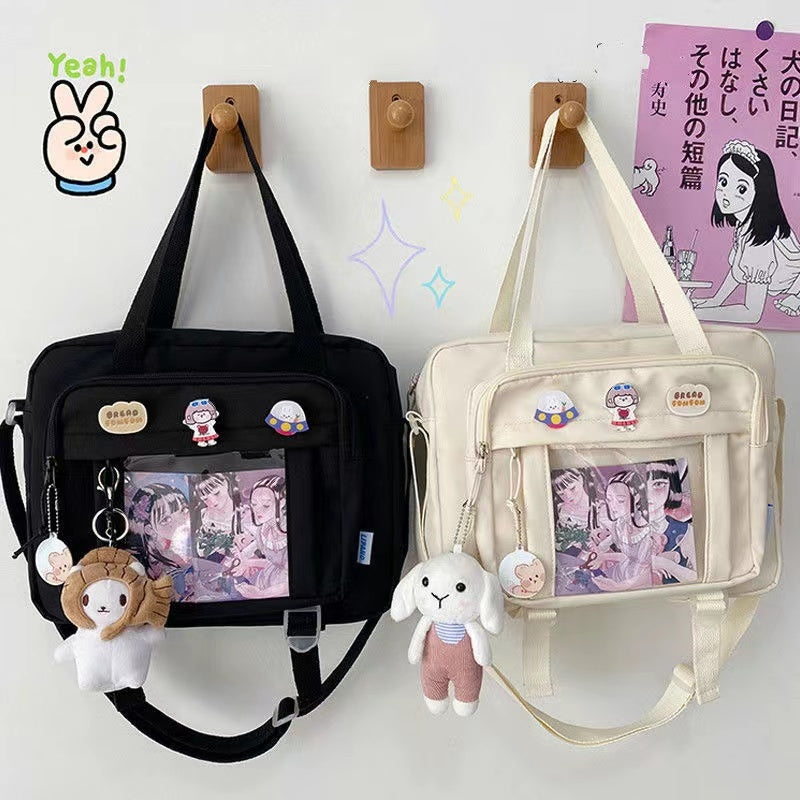 Harajuku Female Student Crossbody Bag Retro One Shoulder Bag Female - Minihomy