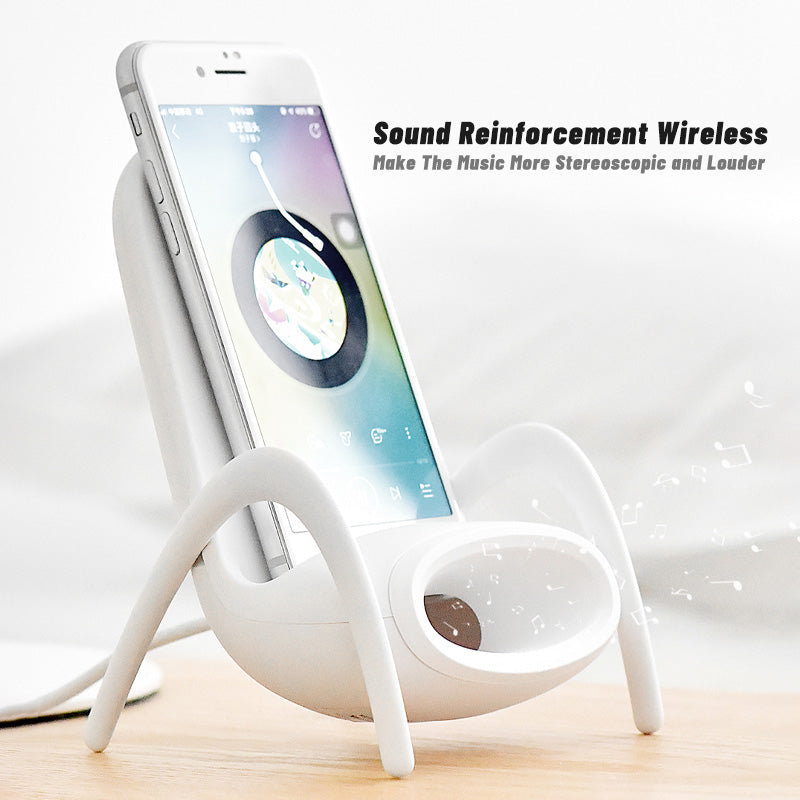 Adorable Wireless Charger with Stand and Amplification - Minihomy