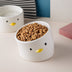 Chickens With Crooked Necks And High Feet Prevent Cats From Overturning Small Dog Food Basins Double Bowl - Minihomy