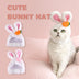 Plush Cartoon Cat Dog Rabbit Ears Cute Easter Decoration Hat Head Cover - Minihomy