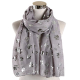 Spring And Summer Polyester Printed Scarf Long Shawl