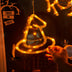 Halloween Window Hanging LED Lights - Spooky Halloween Decor - Minihomy