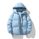 Men's Hoodie Padded Coat Thickened Cotton-padded Clothes Loose Casual Cotton-padded Jacket - Minihomy