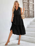 Casual V-neck Sleeveless Fresh Summer Loose Dress for Women - Minihomy