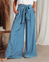 Casual Pants Women's High Waist Wide Leg Pants - Minihomy