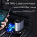 100W Super Fast Car Charger - Metal USB & Type-C Adapter - Minihomy