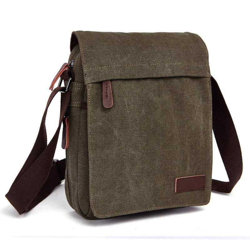 Men's Messenger Bag Canvas Shoulder Bag - Minihomy