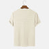 Men Summer Solid Color Round Neck Basic T-Shirts - Minihomy