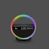 Multifunction RGB Night Light Wireless Charger Bluetooth Speaker Large G Ambience Light Home Decor - Minihomy