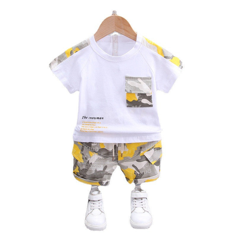 Boys' Children's Clothing Casual Short-sleeved Shorts - Minihomy