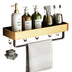 Bathroom Perforated Towel Storage Rack - Minihomy