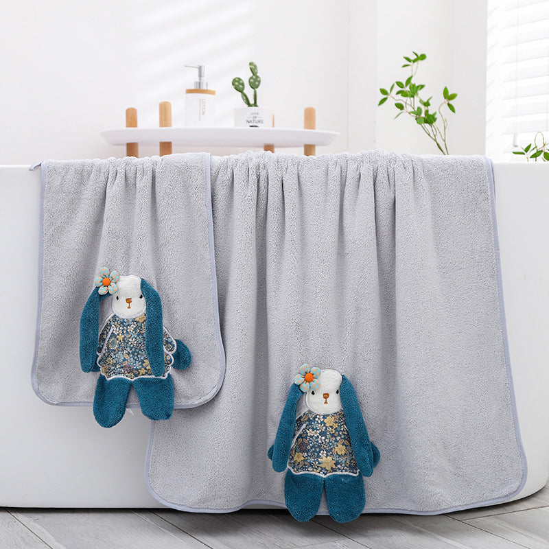 Children's Towel Baby Bath Towel Two Piece Set - Minihomy