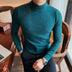 Men's Casual Solid Color Slim-fit Half Turtleneck Sweater: Elevate Your Winter Wardrobe - Minihomy