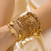 Ornament Extended Stainless Steel Bracelet Gold - Minihomy