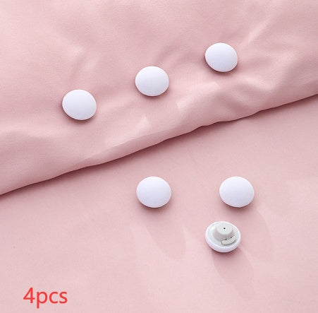 Mushroom Quilt Holder Macaron Non-Slip BedSheet Clips Quilt Clip One-Click To Unlock Sheets Non-Slip Fixing Clip Shelf Plate - Minihomy