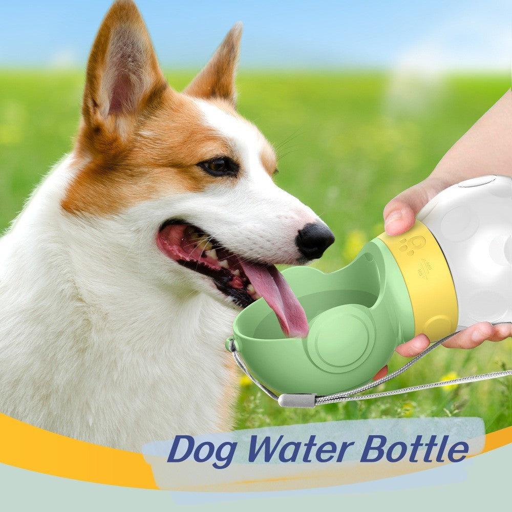 Leak-Proof Dog Water Bottle & Bowl - Portable Pet Travel Drinker for Walking & Hiking - Minihomy