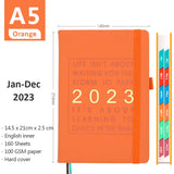 English Agenda Book: Weekly Planner, Daily Log, Meeting Notes, To Do List, Productivity Organizer - Minihomy